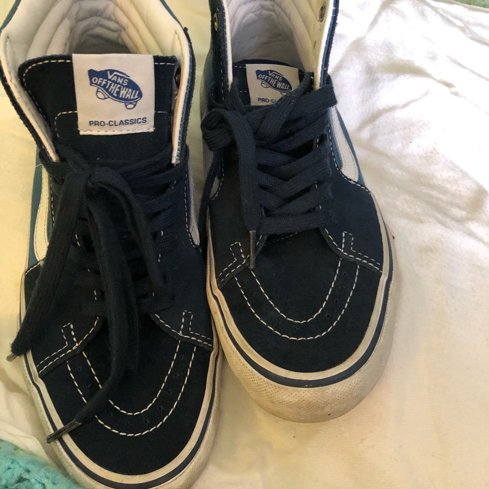 Blue on blue vans